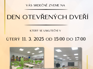 Pozvánka den otevřených dveří
