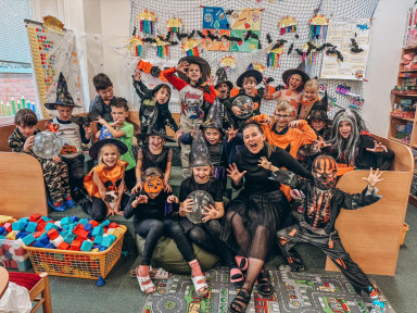 Halloweensá strašidla v 1. odd.