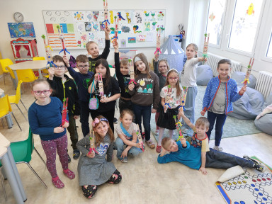 Zajda z velikonoční dílny.